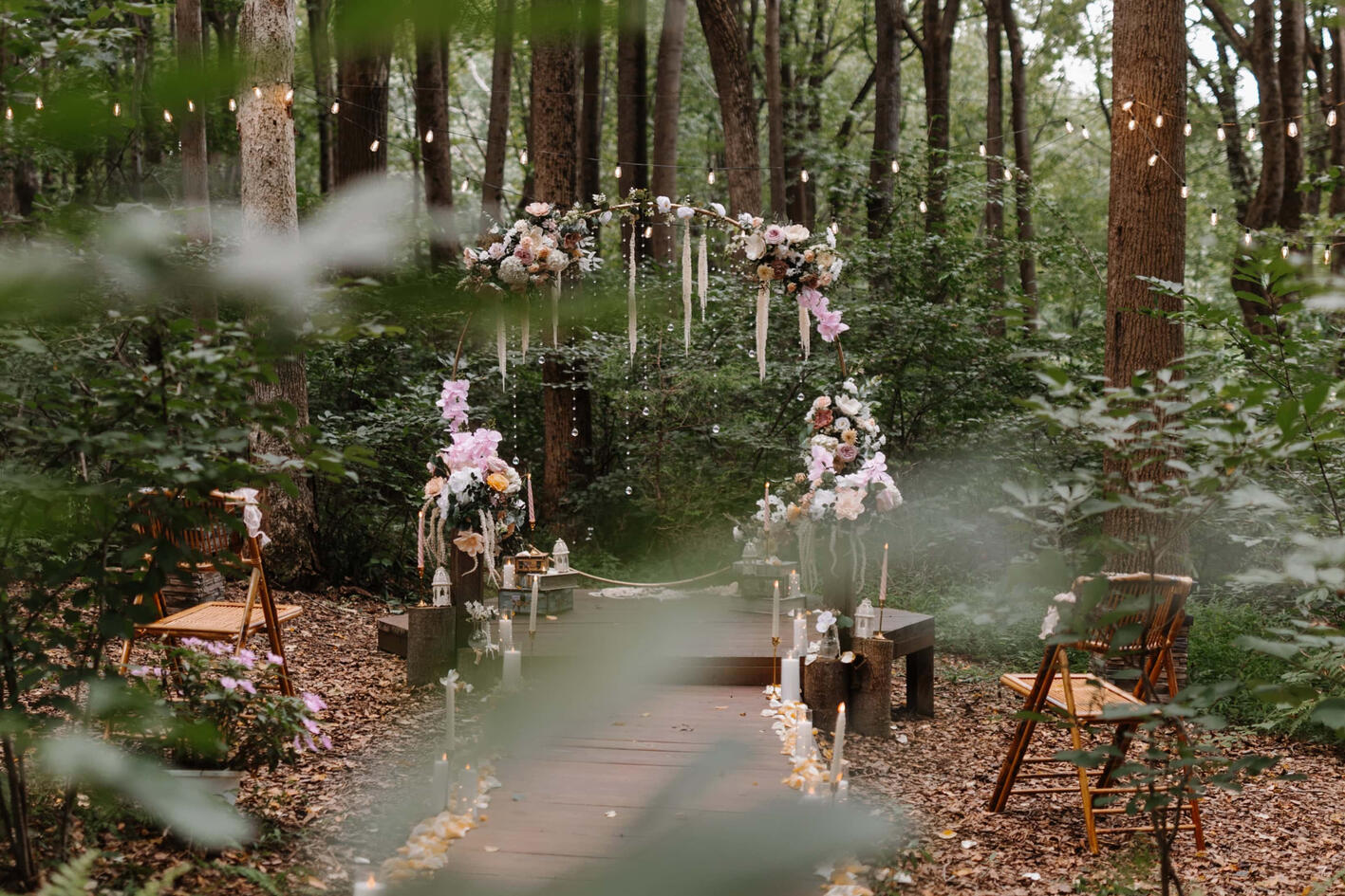 Set up &amp; florals